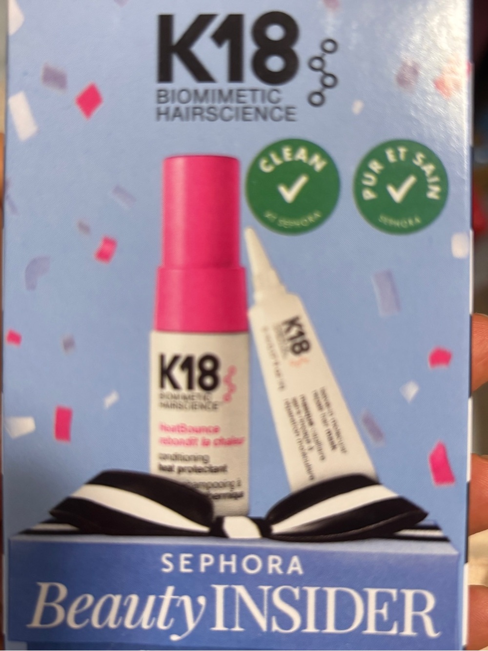 NIB K18 HeatBounce + Leave-In Molecular Repair Hair Mask Mini Duo - Picture 2 of 2